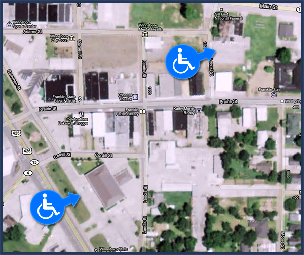 Handicapped Parking Map